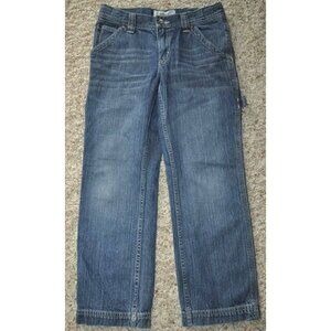 Boys Carpenter Jeans 12H Blue Adjustable Waist Faded Wash Denim Urban Pipeline